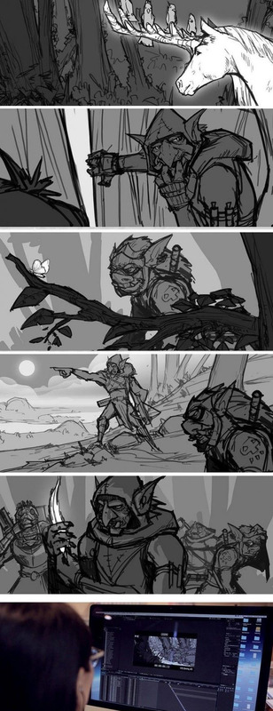 故事版草图【故事版与分镜头的区别】