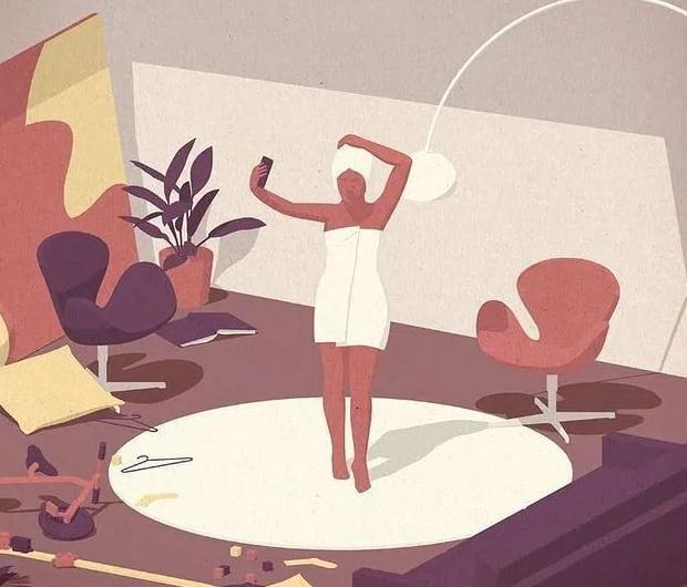 扁平插画特点【扁平插画风景】