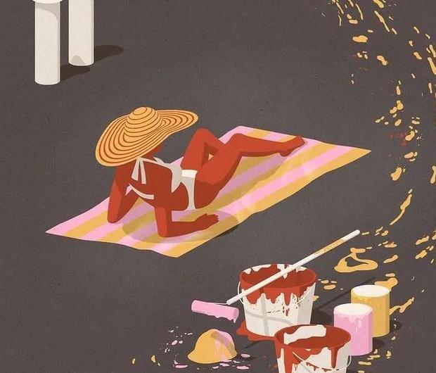 扁平插画特点【扁平插画风景】