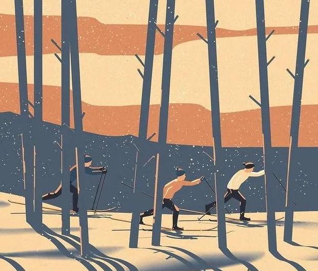 扁平插画特点【扁平插画风景】