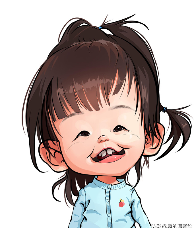 肖像漫画一般不强调【肖像漫画简笔画】