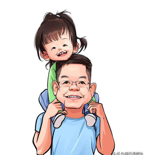 肖像漫画一般不强调【肖像漫画简笔画】