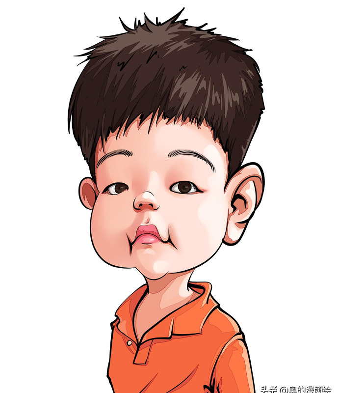 肖像漫画一般不强调【肖像漫画简笔画】