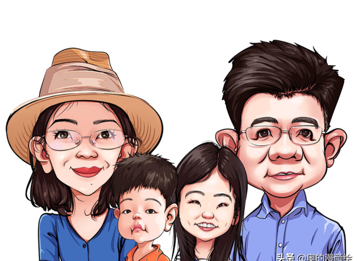 肖像漫画一般不强调【肖像漫画简笔画】