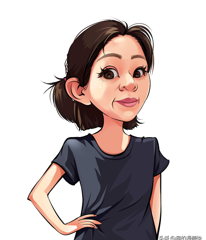 肖像漫画一般不强调【肖像漫画简笔画】