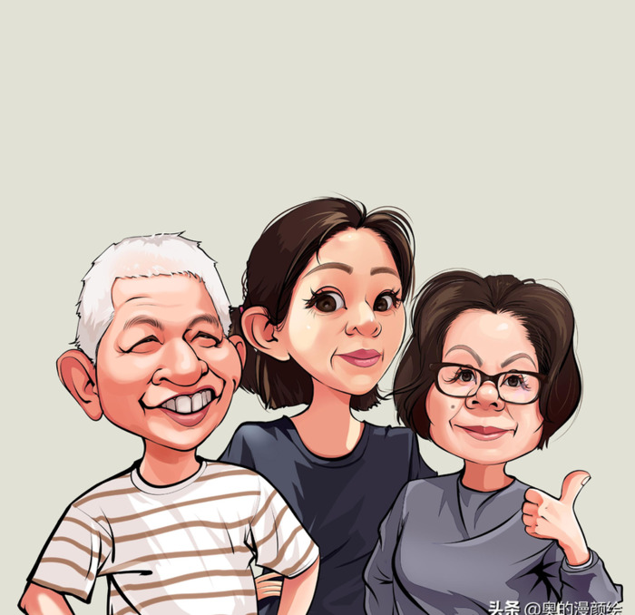 肖像漫画一般不强调【肖像漫画简笔画】