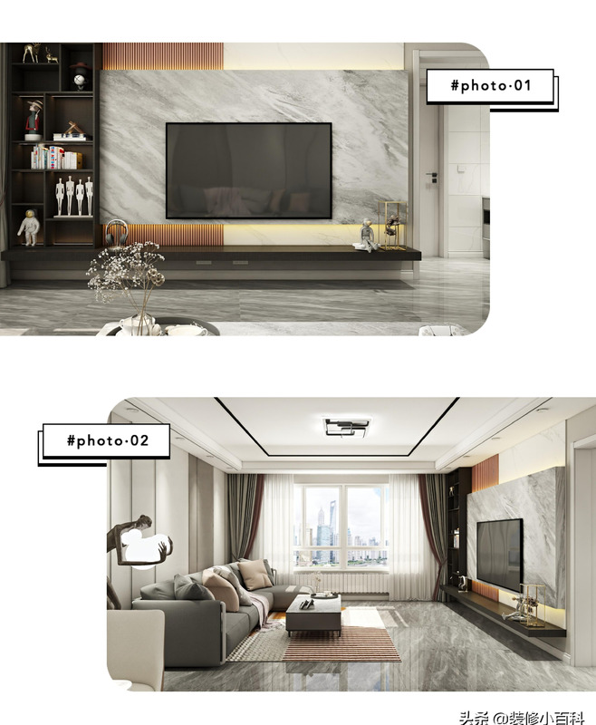 生态板电视柜图片大全 效果图【生态板电视背景柜】