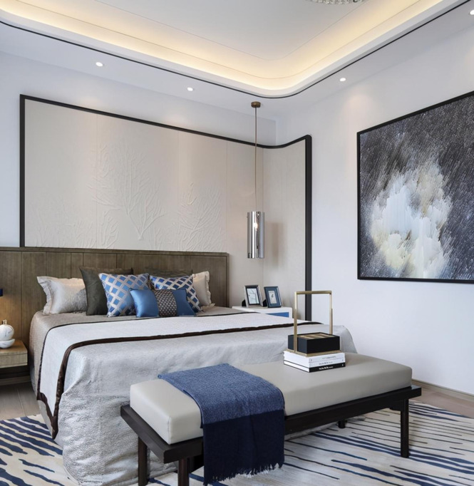 新中式装修效果图大全2020图片卧室【新中式风格卧室装修效果图2020款】