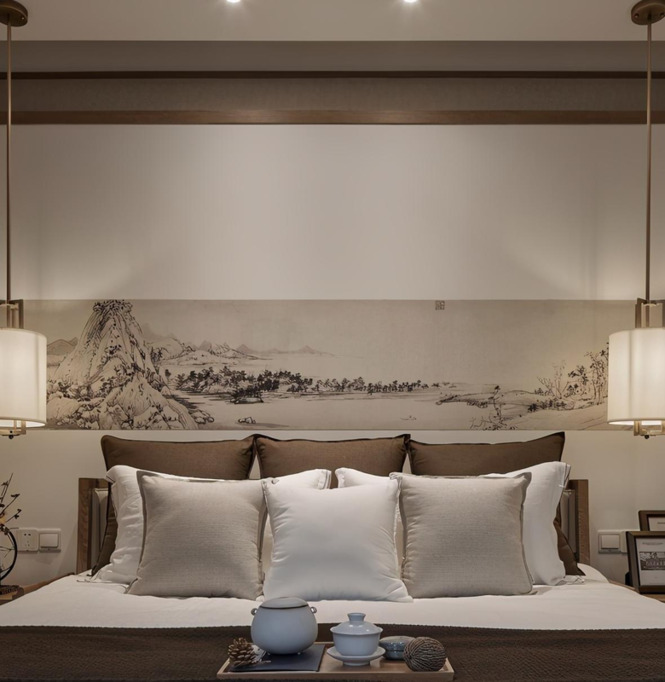 新中式装修效果图大全2020图片卧室【新中式风格卧室装修效果图2020款】