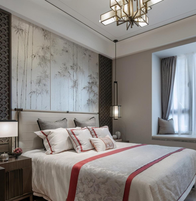 新中式装修效果图大全2020图片卧室【新中式风格卧室装修效果图2020款】