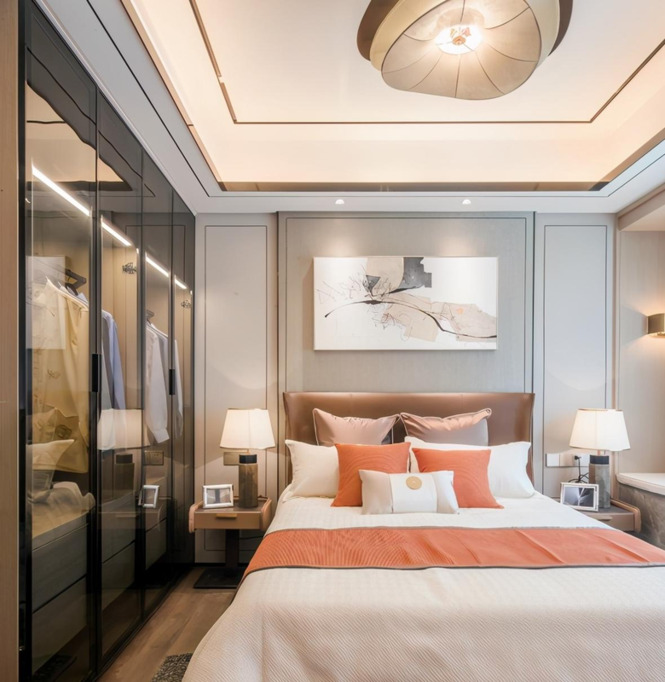 新中式装修效果图大全2020图片卧室【新中式风格卧室装修效果图2020款】