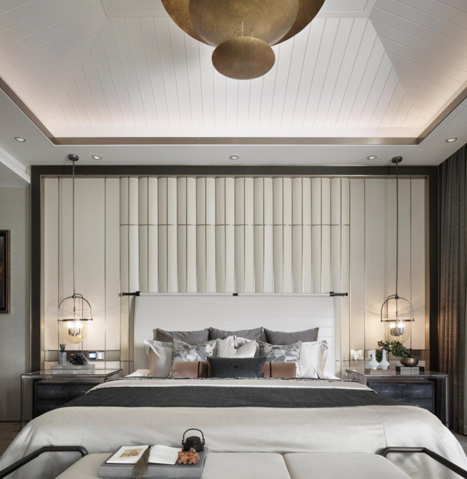 新中式装修效果图大全2020图片卧室【新中式风格卧室装修效果图2020款】