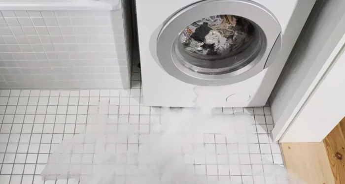 海尔滚筒洗衣机排水管怎么放是正确的图片【海尔滚筒洗衣机排水管怎么放置】