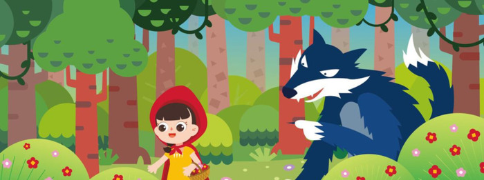 小红帽的故事【黑童话故事 小红帽】