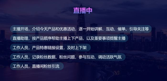 直播流程步骤【直播流程脚本模板】