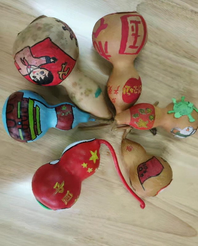 画葫芦上的简单图案【葫芦上的简笔画手绘图案】