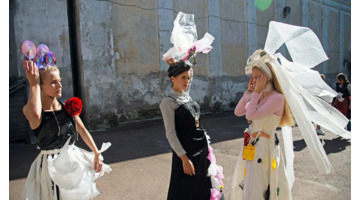 走秀服装设计图手稿【走秀服装设计垃圾袋】