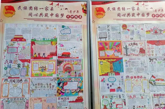 民族团结绘画简单【民族团结绘画简单又好看】