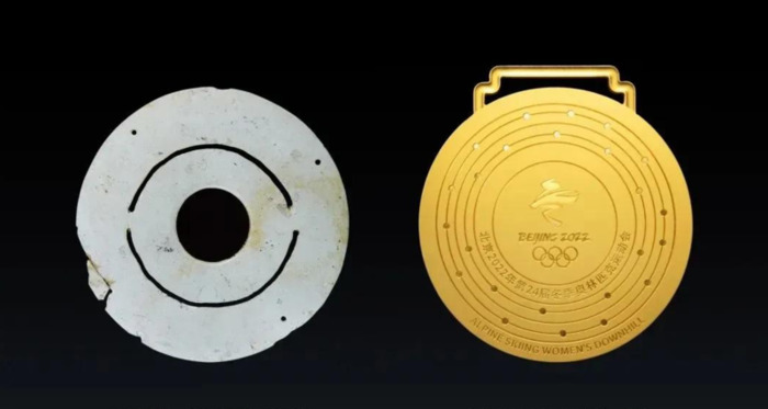 冬奥奖牌设计图案【奖牌设计图案卡通】