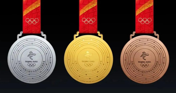 冬奥奖牌设计图案【奖牌设计图案卡通】