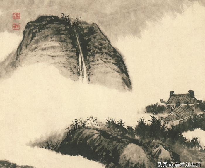 山水画题款大全集锦书法【水墨山水画题款大全】