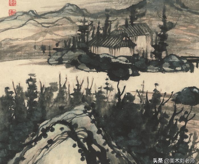 山水画题款大全集锦书法【水墨山水画题款大全】