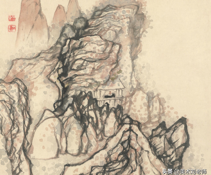 山水画题款大全集锦书法【水墨山水画题款大全】