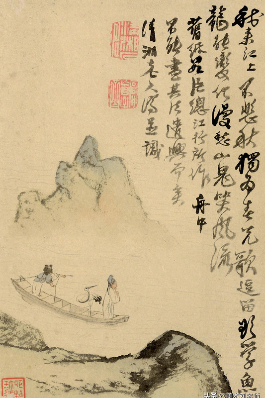 山水画题款大全集锦书法【水墨山水画题款大全】