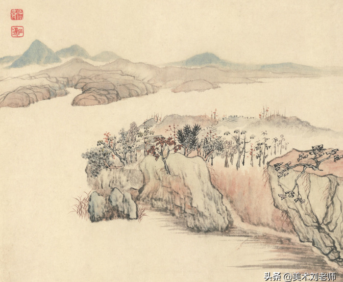 山水画题款大全集锦书法【水墨山水画题款大全】