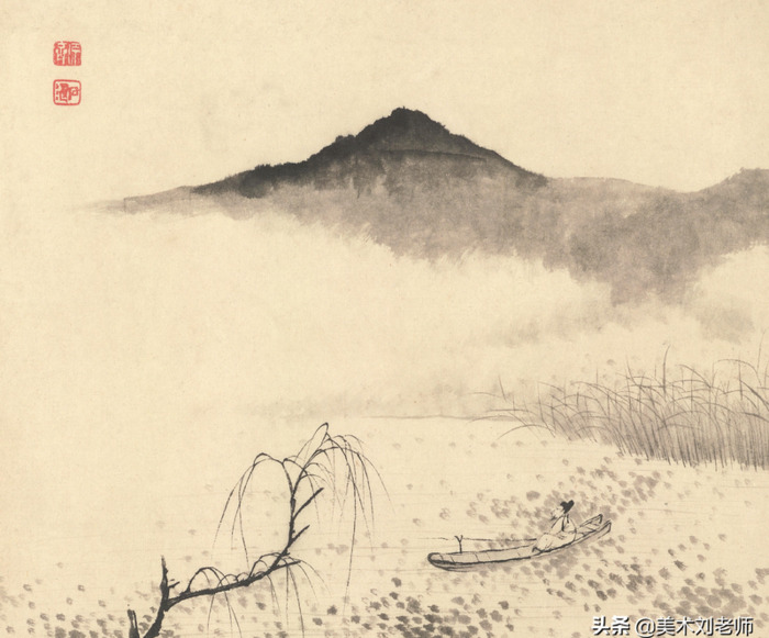 山水画题款大全集锦书法【水墨山水画题款大全】