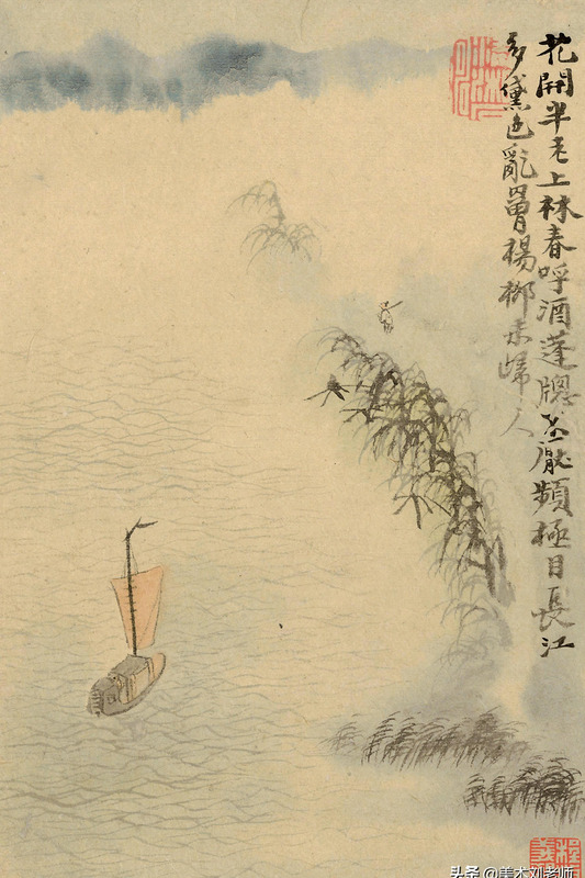 山水画题款大全集锦书法【水墨山水画题款大全】