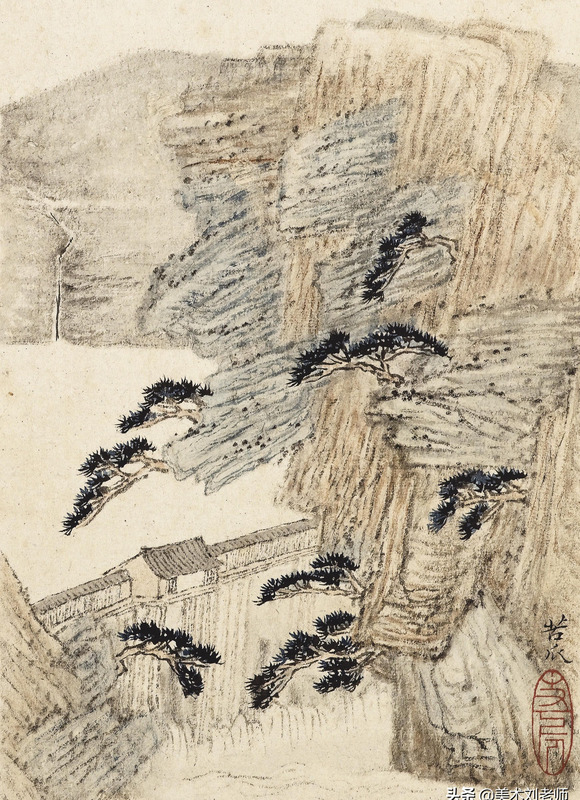 山水画题款大全集锦书法【水墨山水画题款大全】