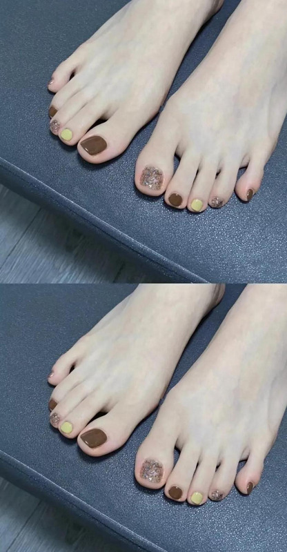 脚的照片怎么拍【脚趾美甲图片】