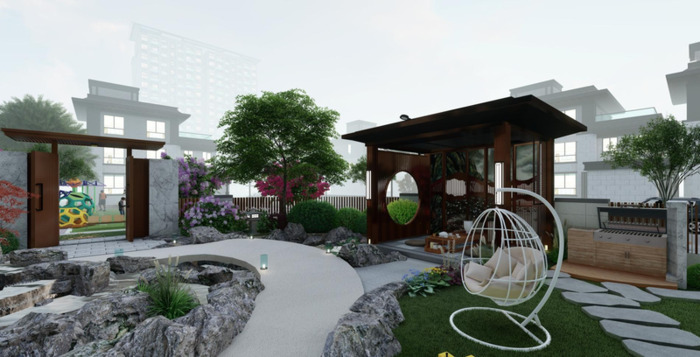 河南农村庭院设计实景图【农村庭院设计实景图方正院子】