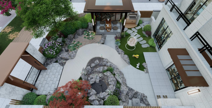 河南农村庭院设计实景图【农村庭院设计实景图方正院子】