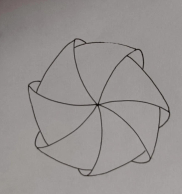 风车简笔画彩色【风车简笔画三角形】