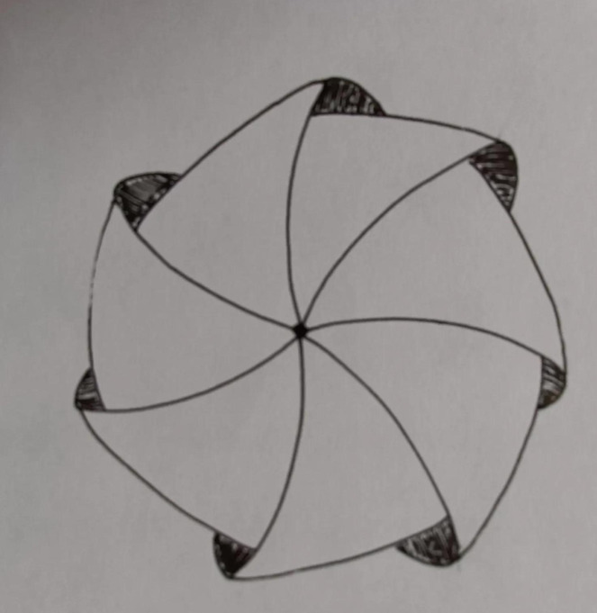 风车简笔画彩色【风车简笔画三角形】