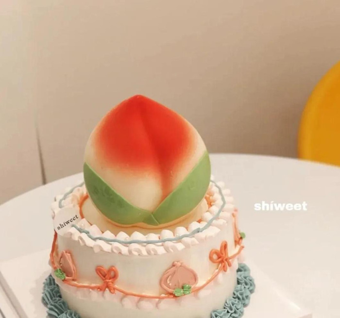 过寿蛋糕图片真实【过寿邀请函】