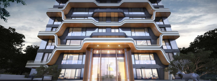 外墙玻璃幕墙效果图【家用幕墙效果图】