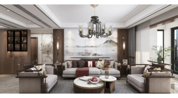 110平方三室两厅装修效果图视频【110平方三室两厅装修效果图新中式】