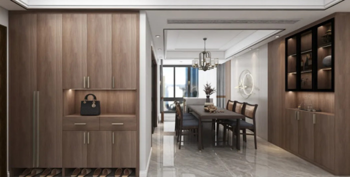 110平方三室两厅装修效果图视频【110平方三室两厅装修效果图新中式】