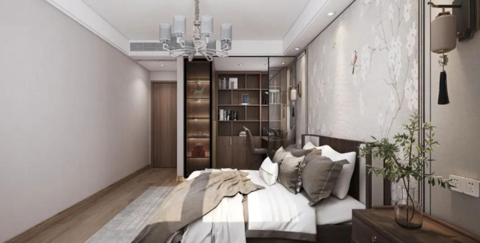 110平方三室两厅装修效果图视频【110平方三室两厅装修效果图新中式】