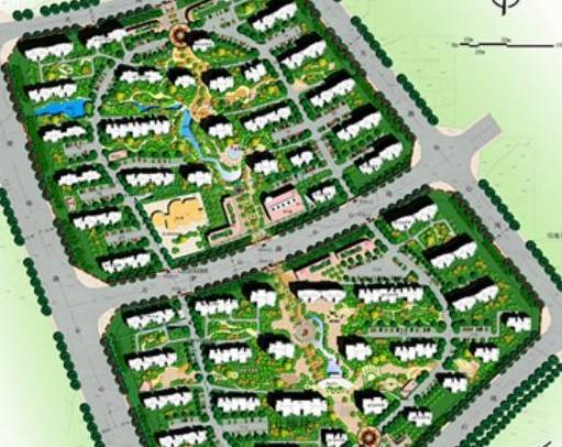 居住区设计平面图快题【居住区设计平面图高清】