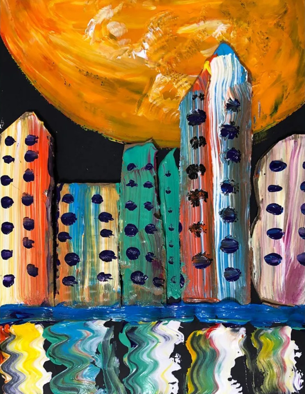 中秋节赏月图片儿童画【中秋节赏月图片高清】