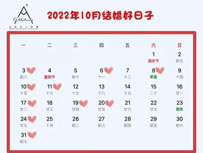 2022年正月结婚吉日查询择日【2022年正月结婚吉日有哪天】