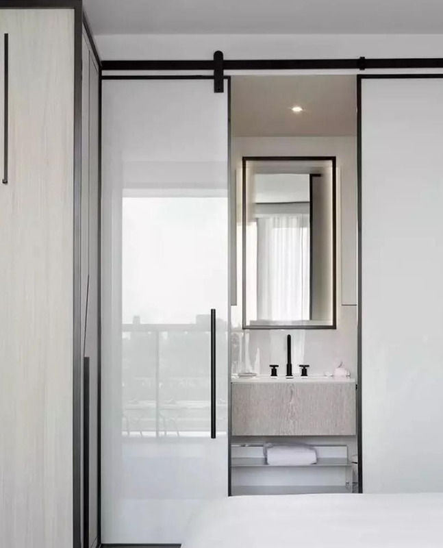 卧室连衣帽间连卫生间效果图【衣帽间卫生间装修效果图大全】