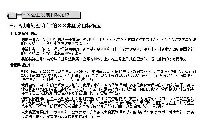 公司发展历程模板【公司发展战略包括哪些内容】