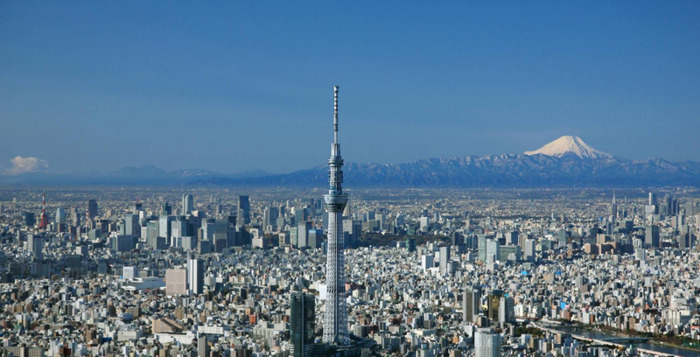 日本目前最高的人造建築物是:東京晴空塔(634米),最高摩天樓:大阪府