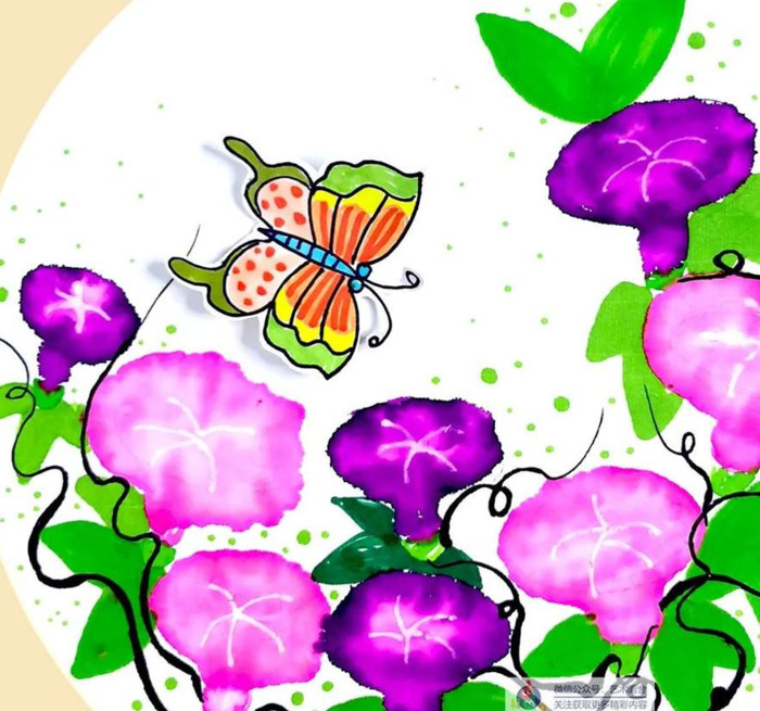 牵牛花简笔画图片大全【牵牛花简笔画图片大全 彩色】