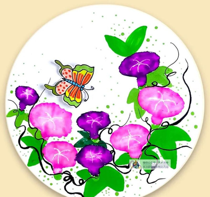 牵牛花简笔画图片大全【牵牛花简笔画图片大全 彩色】